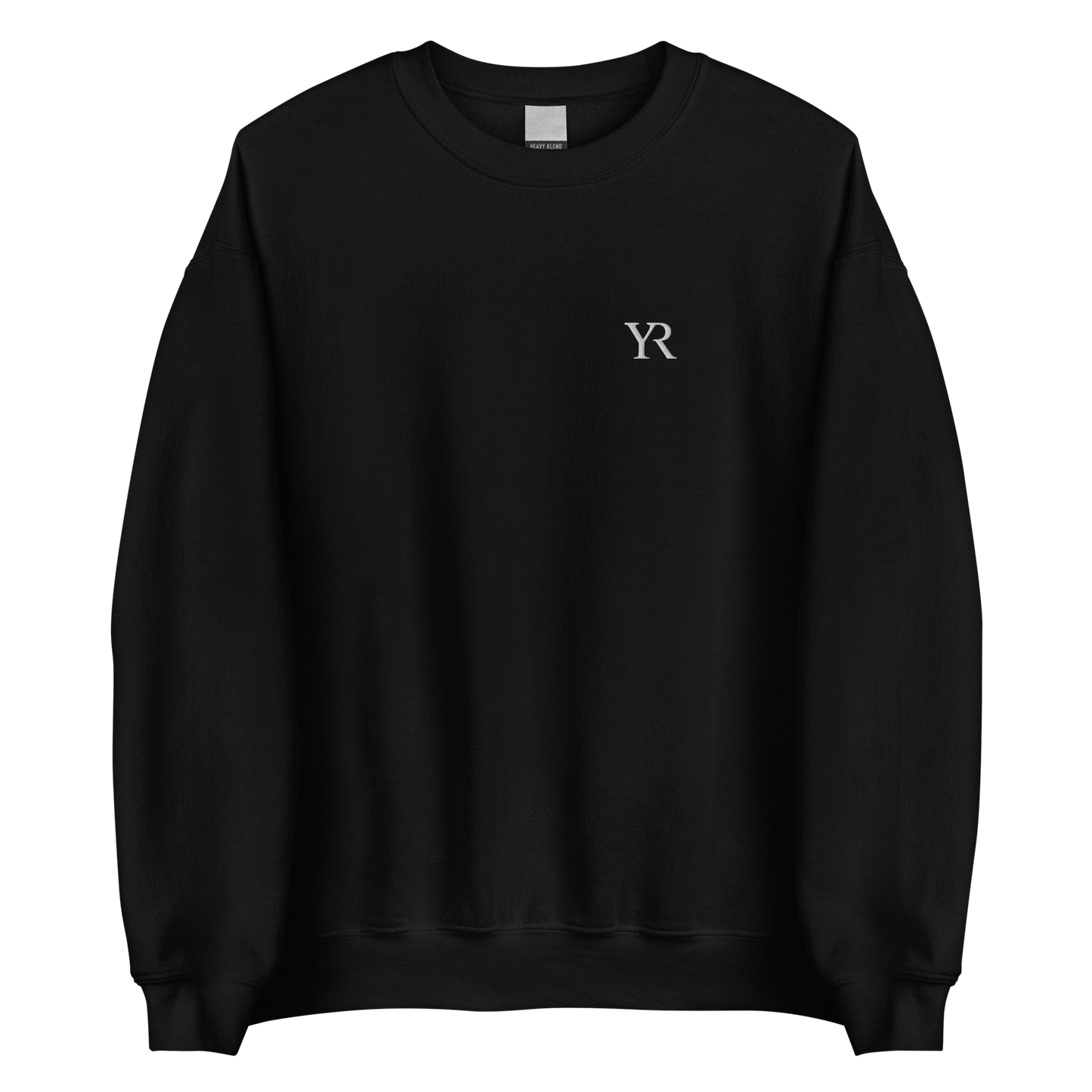 Pull coton doux — Coupe droite — Noir profond