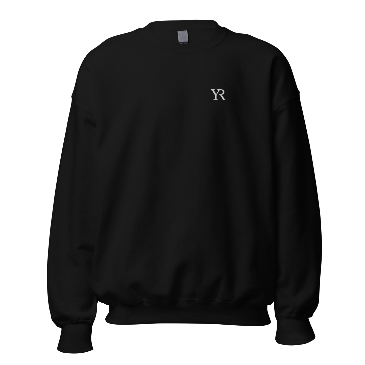 Pull coton doux — Coupe droite — Noir profond