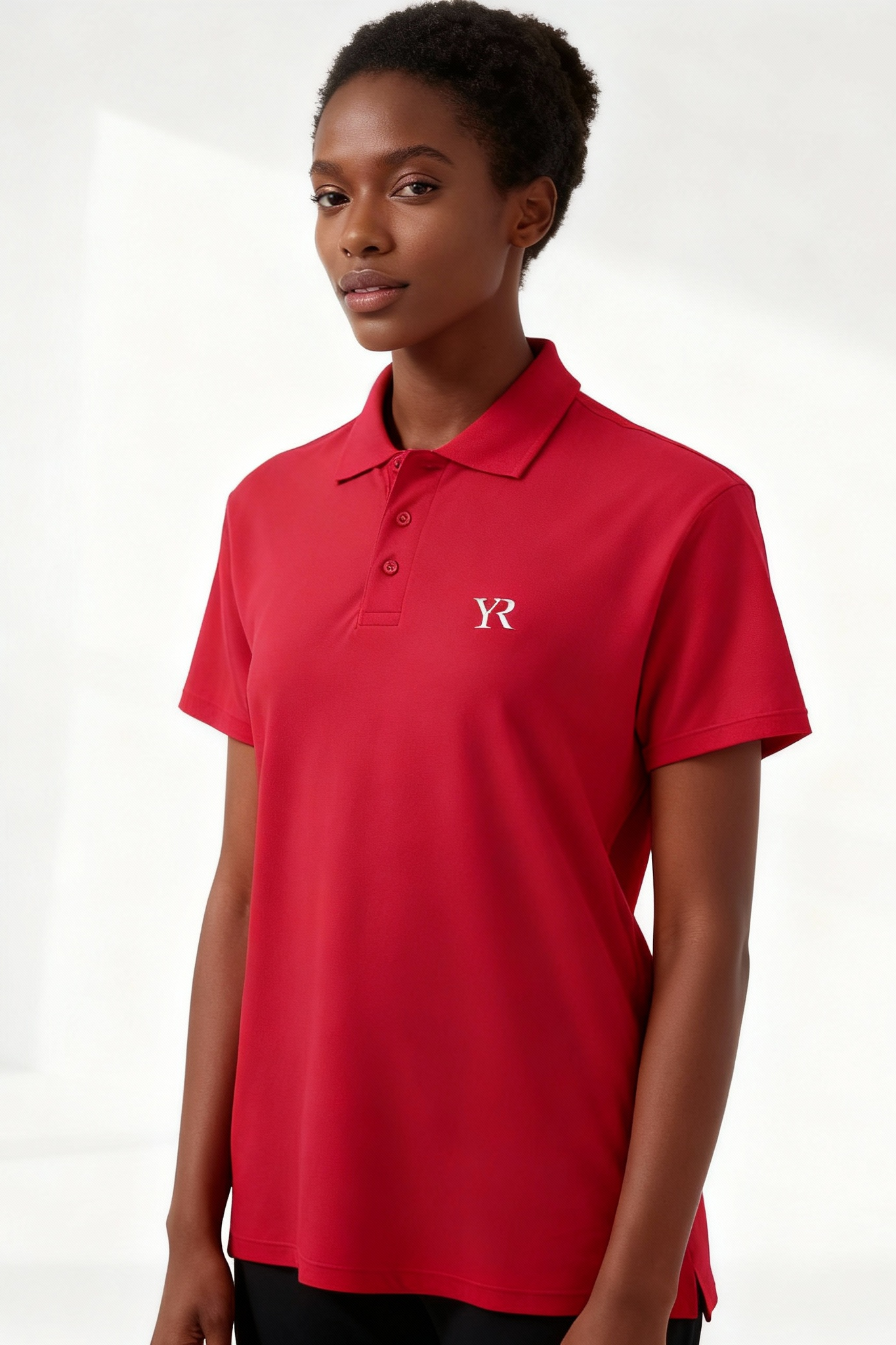 Polo piqué — Coupe classique — Rouge cinabre