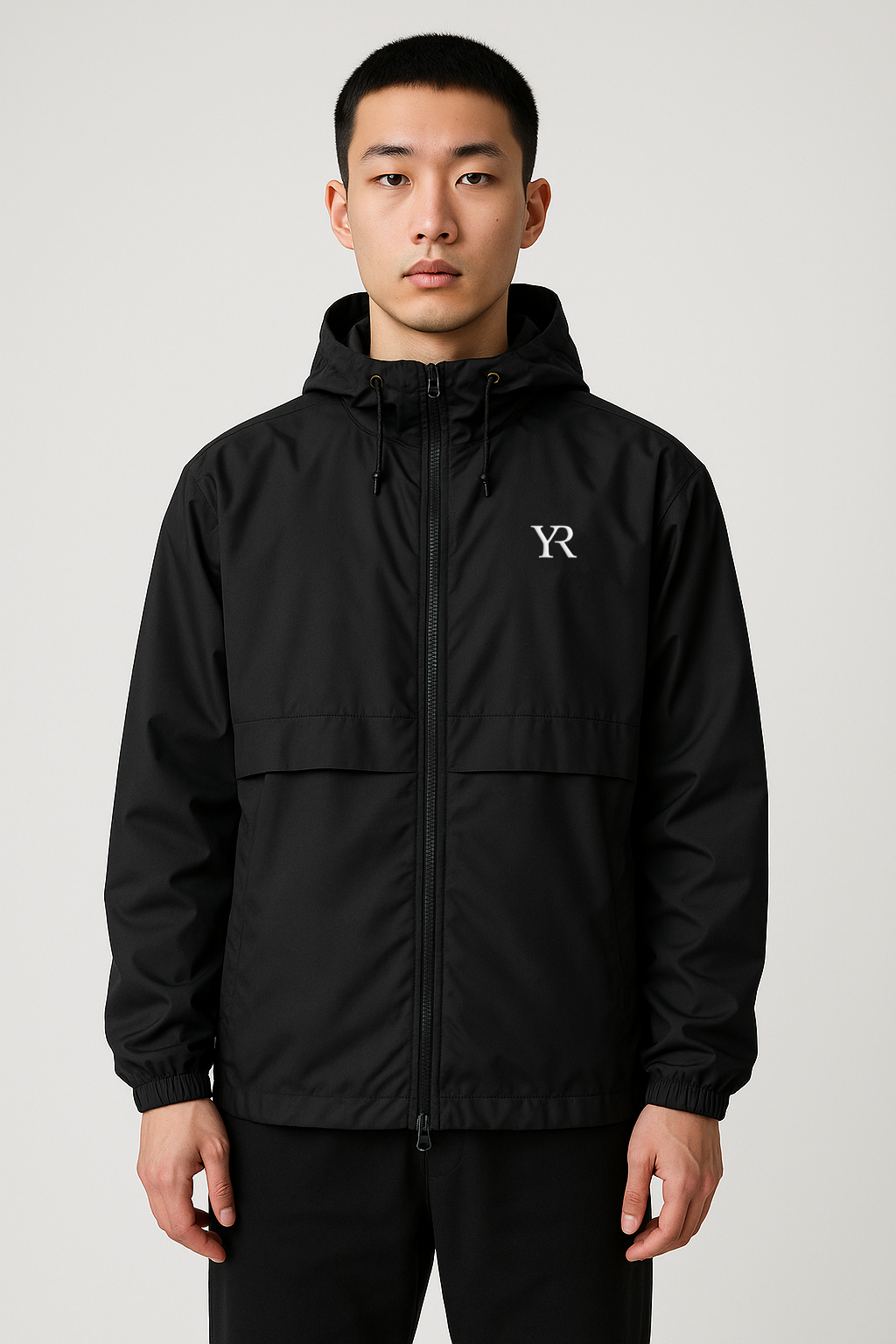 Coupe-vent — Coupe classique — Noir profond