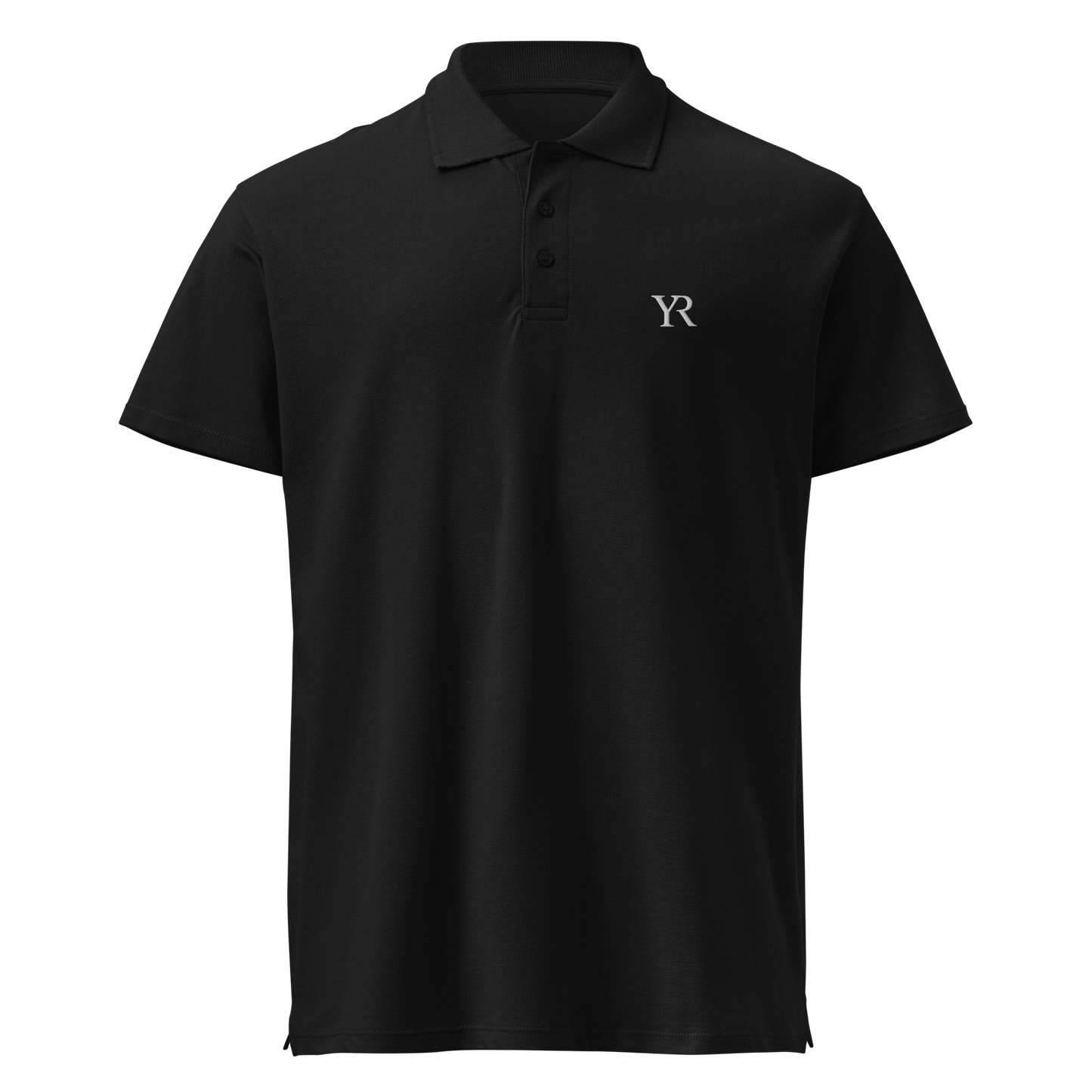 Polo coton premium — Coupe classique — Noir profond