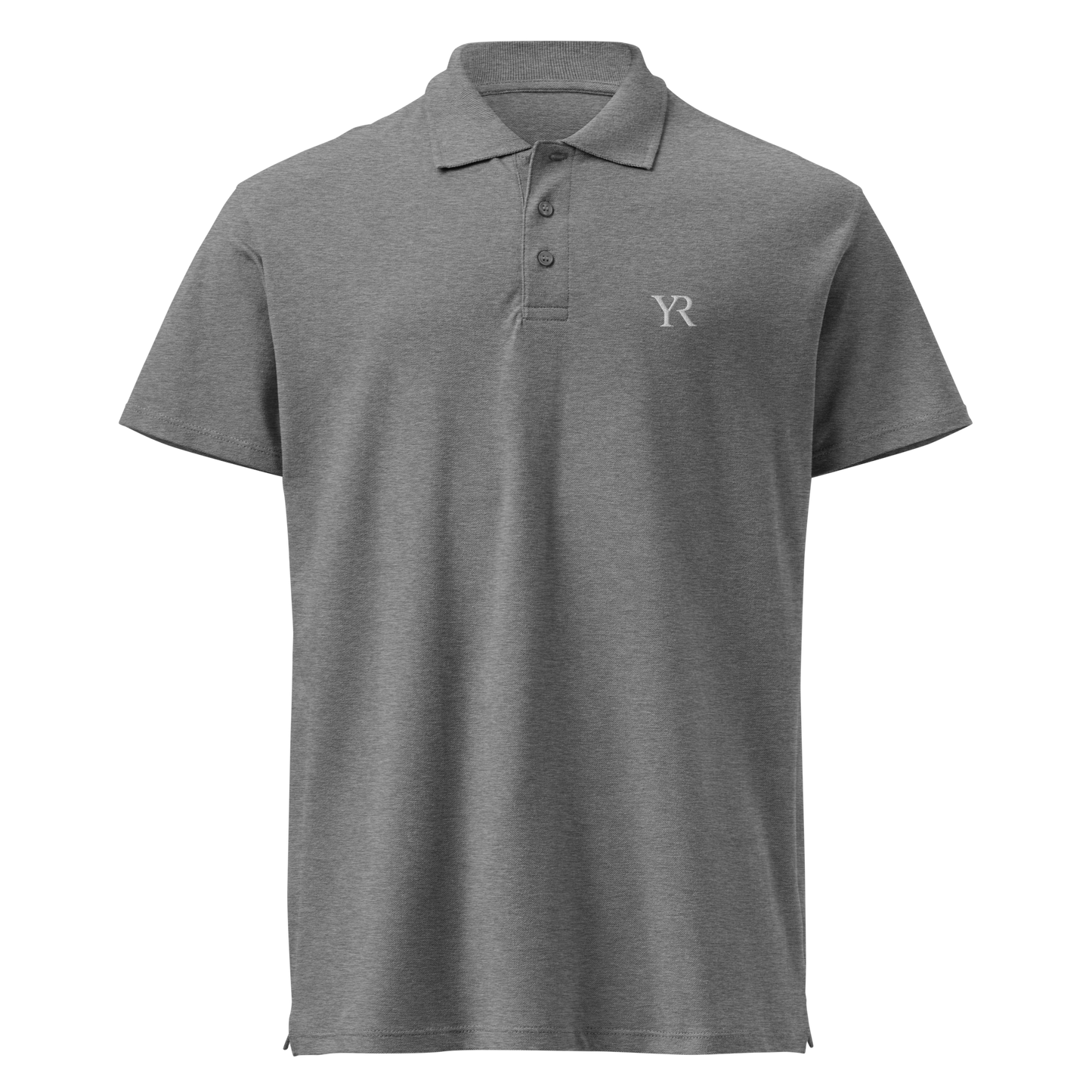 Polo coton premium — Coupe classique — Gris perle