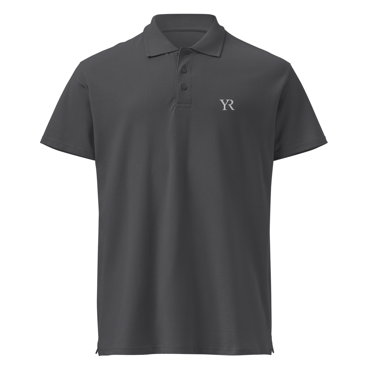 Polo coton premium — Coupe classique — Gris de fer