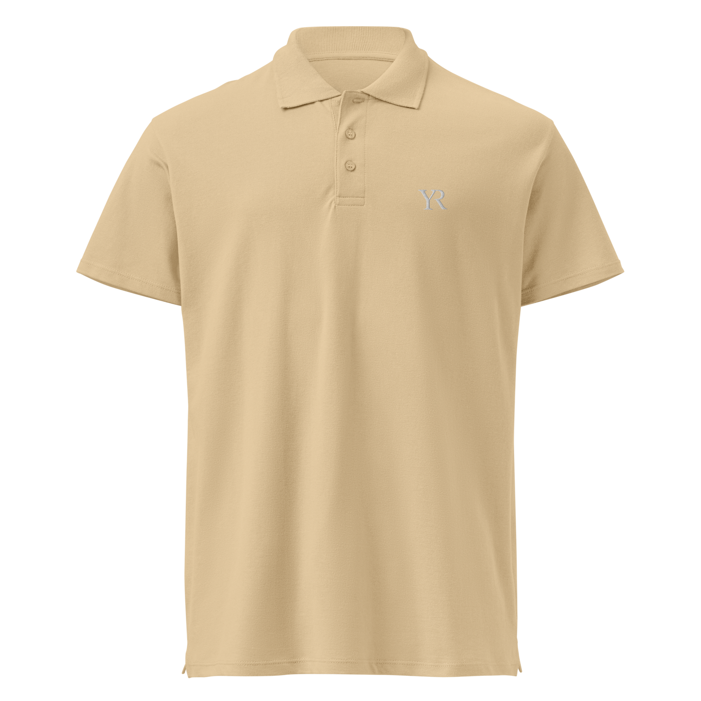 Polo coton premium — Coupe classique — Beige sable