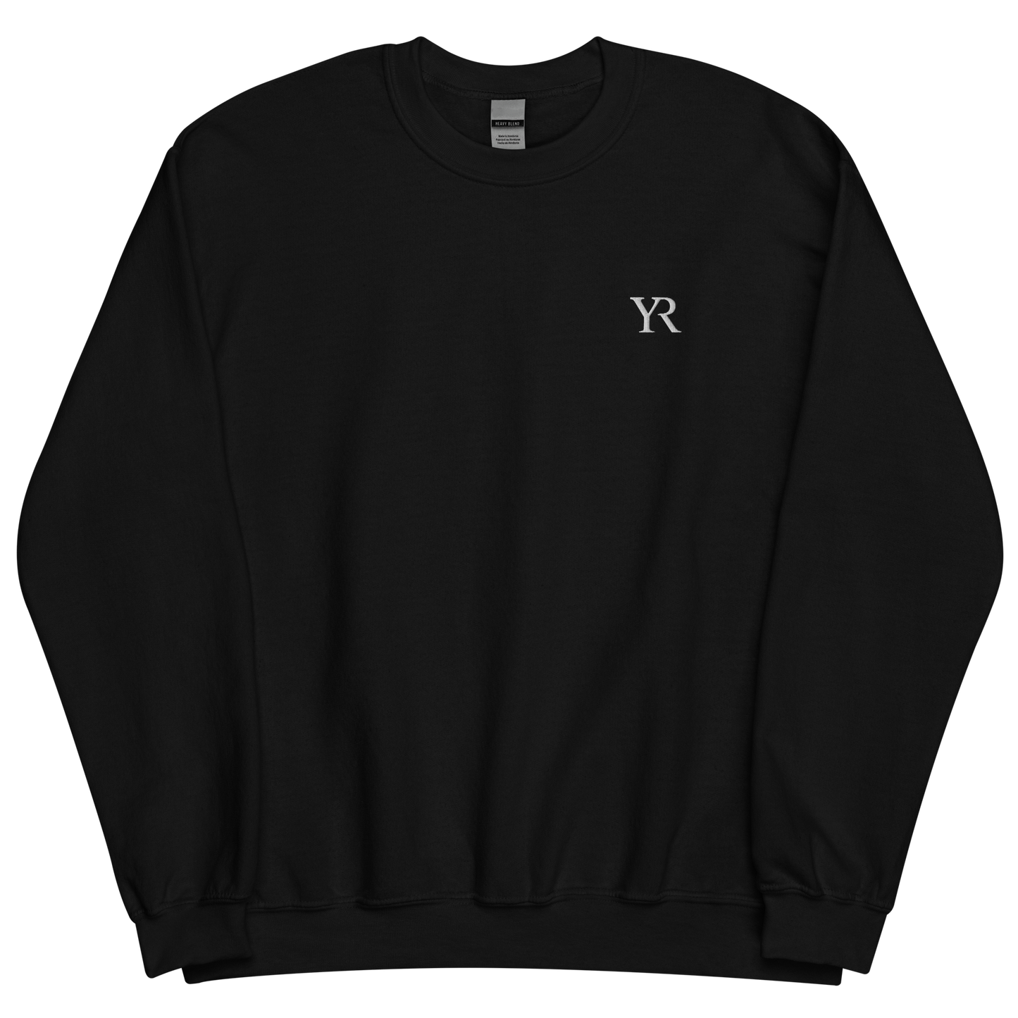 Pull coton doux — Coupe droite — Noir profond