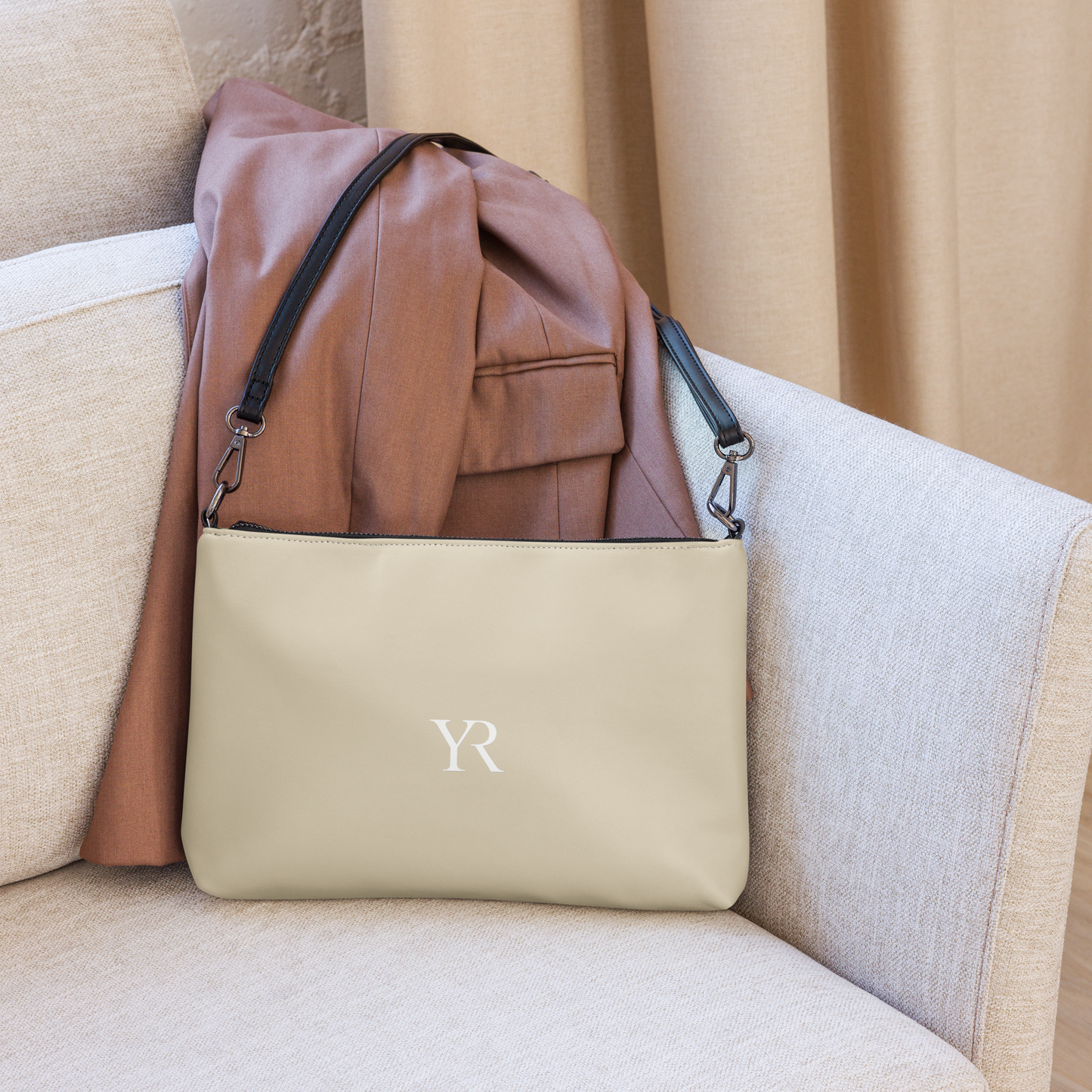 Sac bandoulière — Beige sable