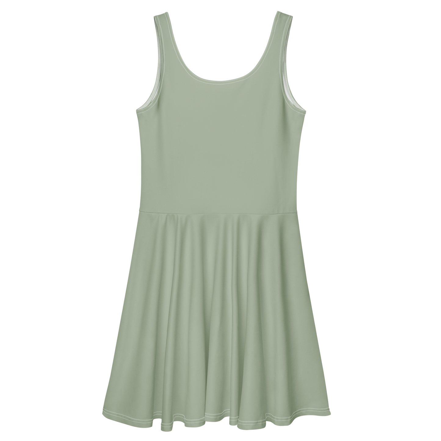 Robe patineuse — Vert sauge