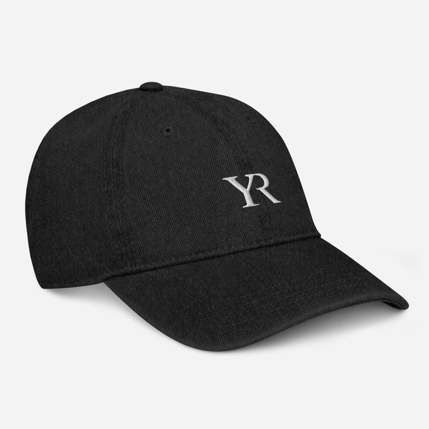 Casquette denim — Black