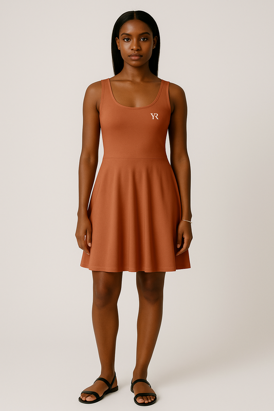 Robe patineuse — Terracotta