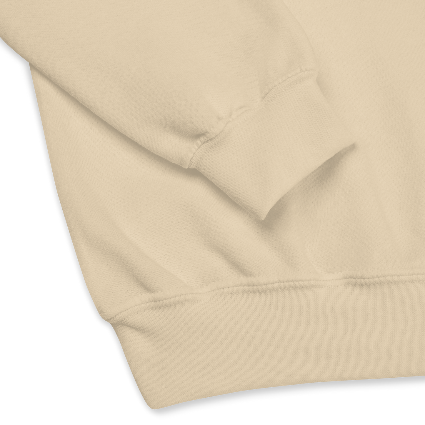 Pull coton doux — Coupe droite — Beige sable