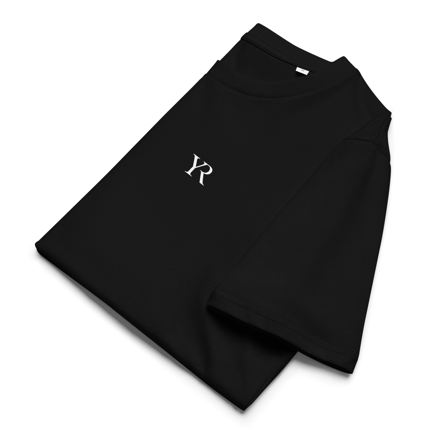 T-shirt coton bio — Coupe droite — Noir profond