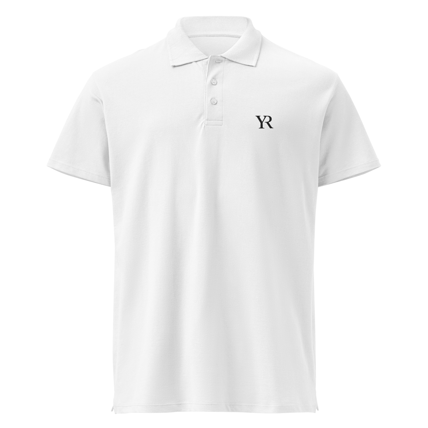 Polo coton premium — Coupe classique — Blanc neige